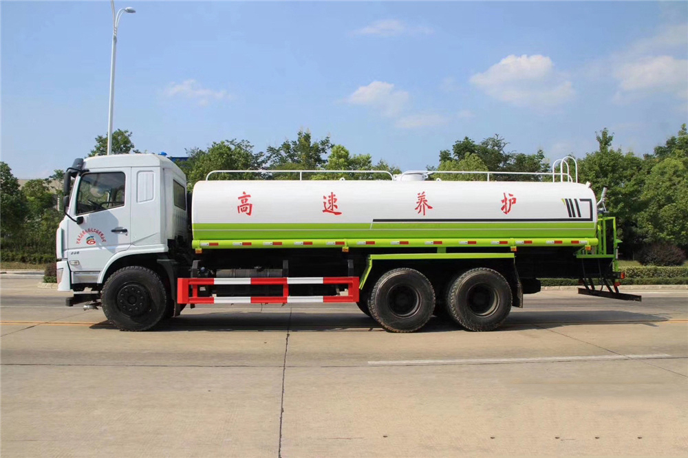 國六20立方東風專底后雙橋灑水車